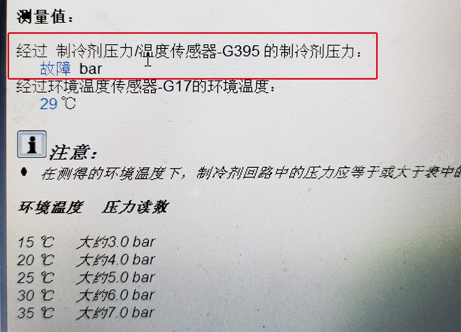 圖1 讀取G395測量值(截屏) 圖1 讀取G395測量值(截屏)
