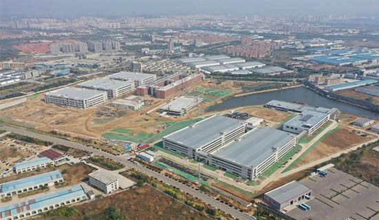 榮成歌爾電子信息產(chǎn)業(yè)園俯視圖